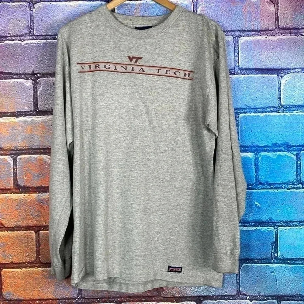 Jansport Virginia Long Sleeve Shirt Gray Medium